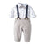 Autumn New Long-Sleeved Romper Suits Infant Clothing Baby Boy Fashion Gentleman Children's Clothing
