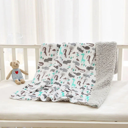 Double Layer Super Soft Baby Blanket