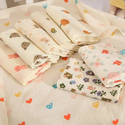 Cotton Muslin Baby Swaddle Blanket