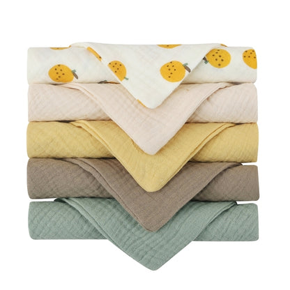 5 Pcs Towel Baby Facecloth Baby Bath Towel