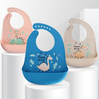 Waterproof Baby Silicone Bibs