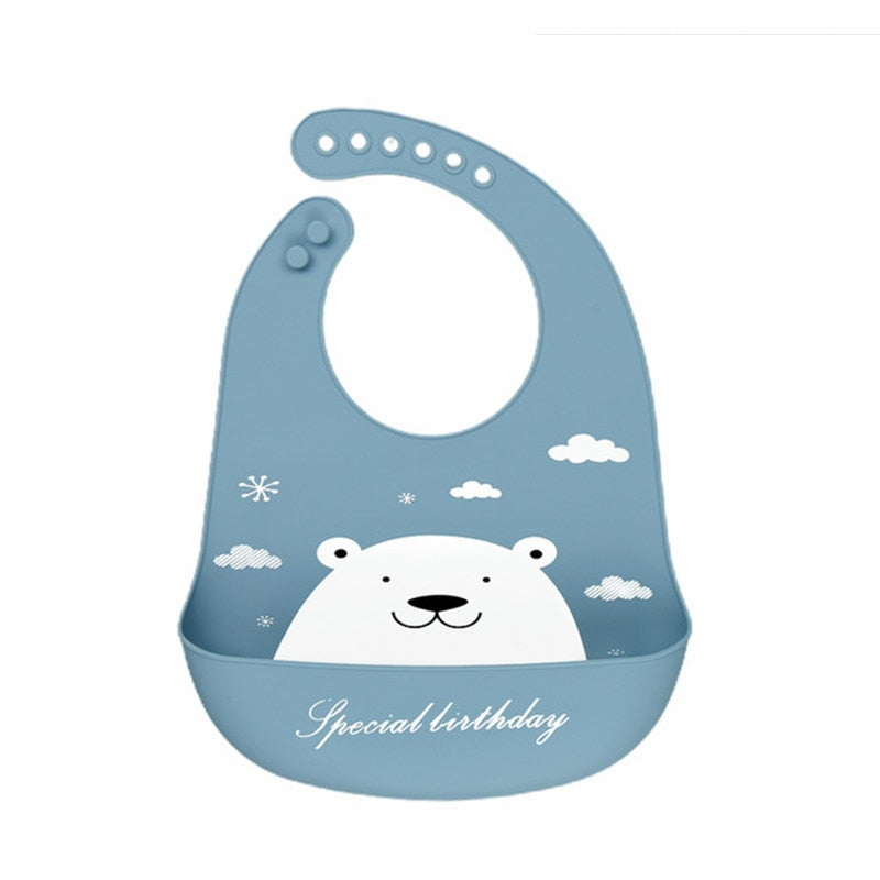 Waterproof Baby Silicone Bibs