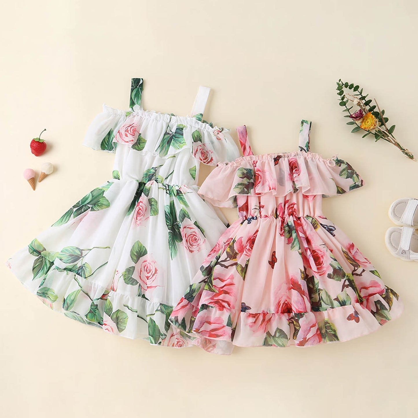 Summer Girls Beach Dress Princess Dresses For Teen Girls