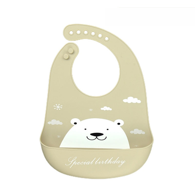 Waterproof Baby Silicone Bibs