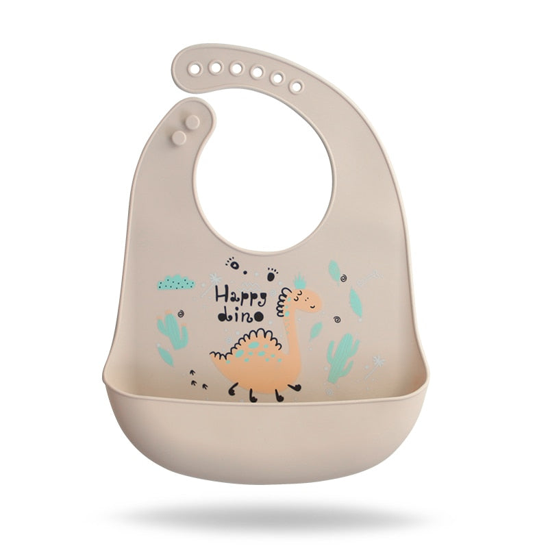 Waterproof Baby Silicone Bibs