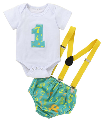 New Born Baby Summer Gentleman Rompers