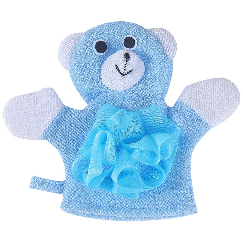 Cute Baby Bath Gloves Cartoon