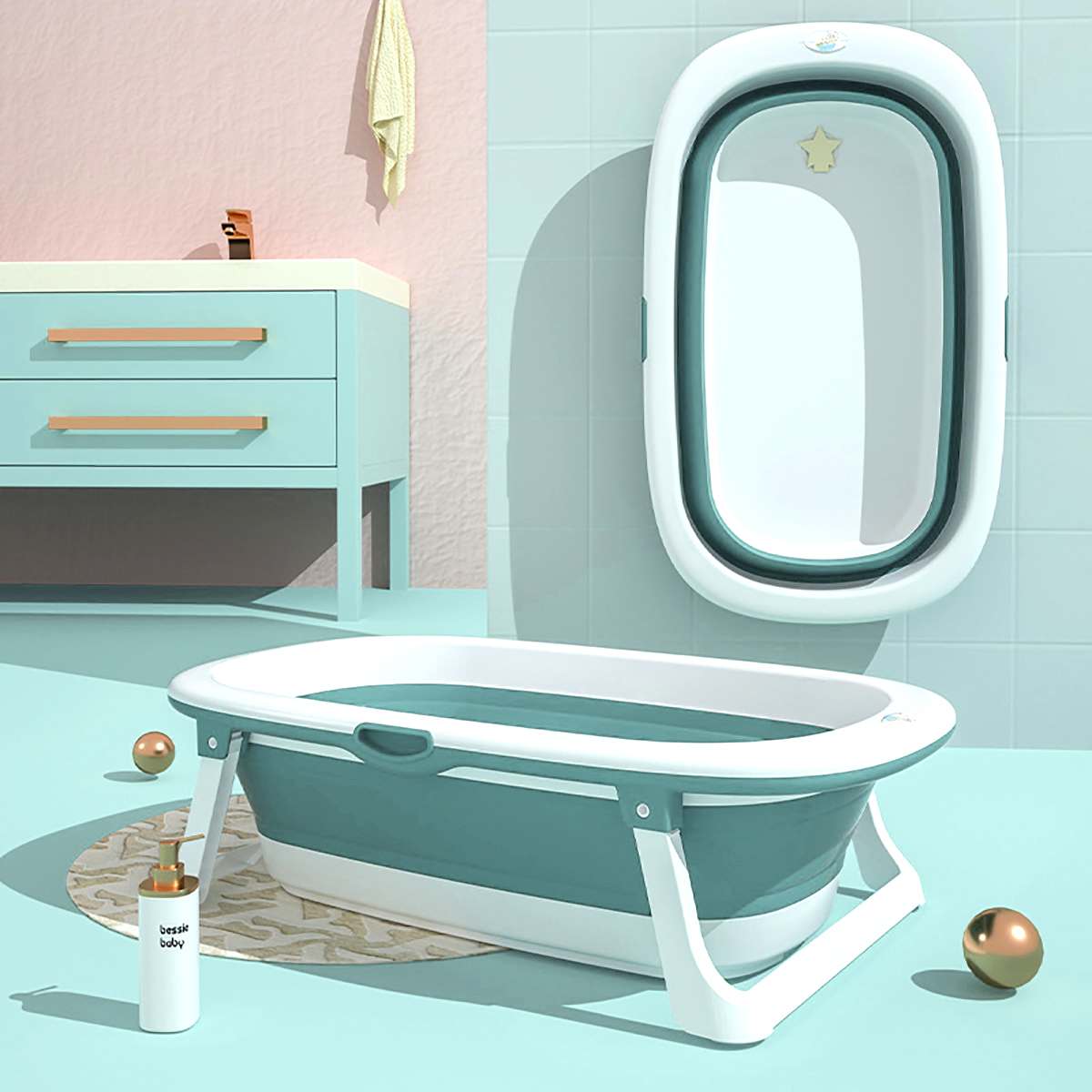 Bioby Portable Baby Bathtub