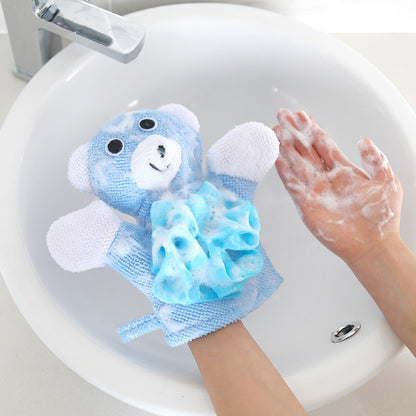 Cute Baby Bath Gloves Cartoon